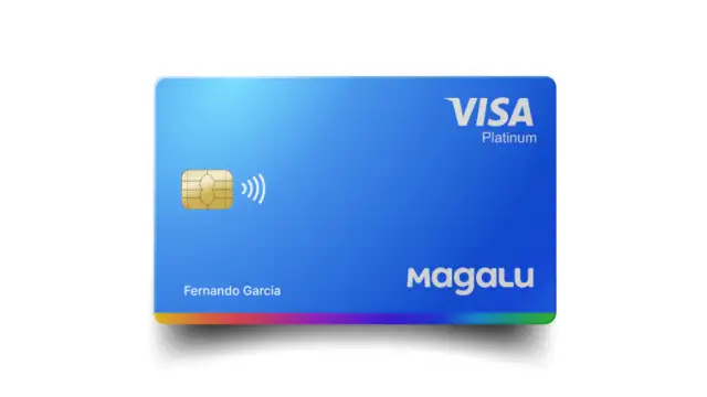 Cashback e zero anuidade é com o cartão Magalu Platinum